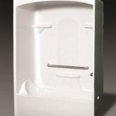 1 Piece Fiberglass Tub Shower