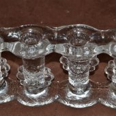 4 Glass Candle Holders