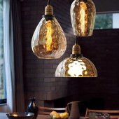 Amber Glass Pendant Lighting