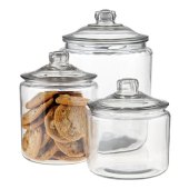 Anchor Hocking Glass Canister Set