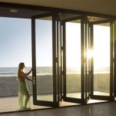Collapsing Sliding Glass Doors