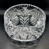 Cut Glass Lead Crystal Fruit Bowl