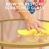 Fix Scratched Glass Table Top