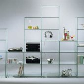 Glass Shelving Unit