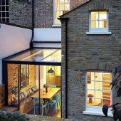 Glass Side Extension Victorian House