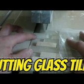 How To Cut Glass Mosaic Tile With A Wet Saw