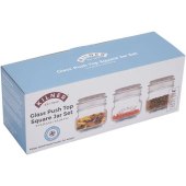 Kilner Square Glass Storage Jars