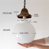 Light Fixture Replacement Glass Shade