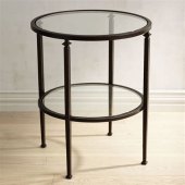 Round Glass End Tables
