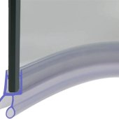 Rubber Seal For Curved Glass Shower Screen