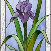 Stained Glass Iris Patterns