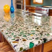 Urban Slabs Recycled Glass Countertops