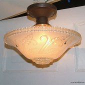 Vintage Glass Ceiling Light Shades