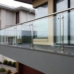 Balcony Glass Railing Size