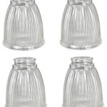 Clear Glass Bell Shade Replacement