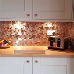 Copper Glass Mosaic Tile For Kitchen Backsplash