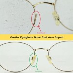 Fix Broken Nose Pad Arm Glasses