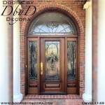 Front Door With Glass Sidelights