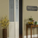 Frosted Glass Bifold Pantry Doors