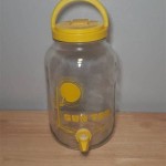 Glass Sun Tea Jar With Plastic Spigot