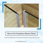 How To Fix A Leaking Frameless Glass Shower Door