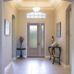 Satin Etch Glass Front Door