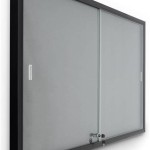 Sliding Glass Enclosed Bulletin Boards