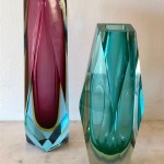 Vintage Murano Art Glass Vase