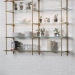 Wall Mounted Glass Shelf Unit
