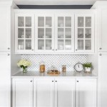 White Shaker Kitchen Cabinets With Glass Doors