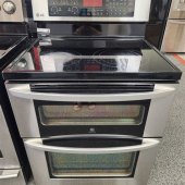 Double Oven Glass Top Stove